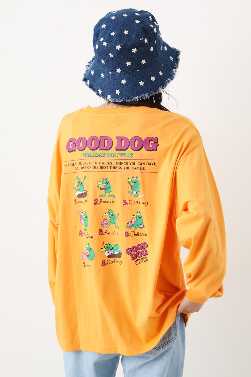 RODEO CROWNS WIDE BOWLのGOOD DOG ROUTINE L/S Tシャツ