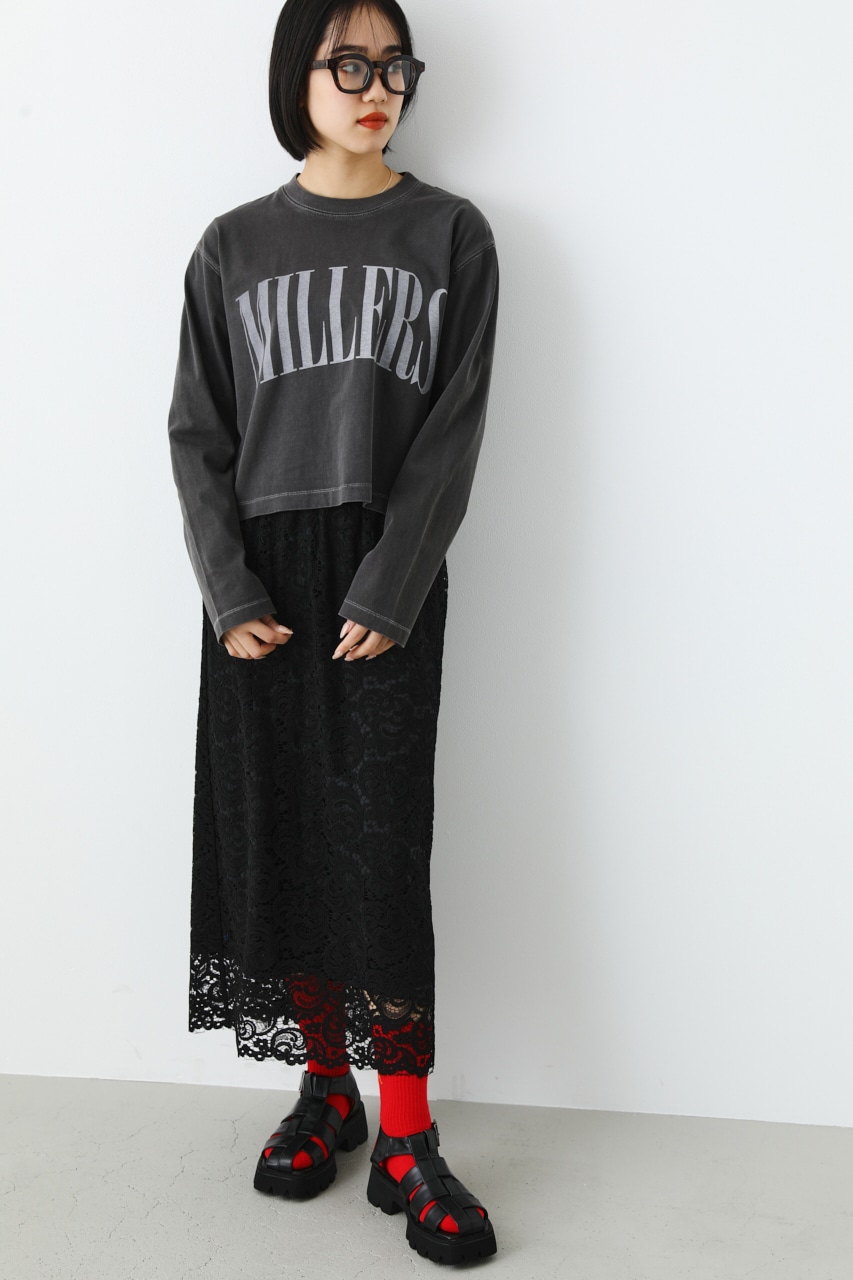 RODEO CROWNS WIDE BOWLのMILLERSショートL/S Tシャツ