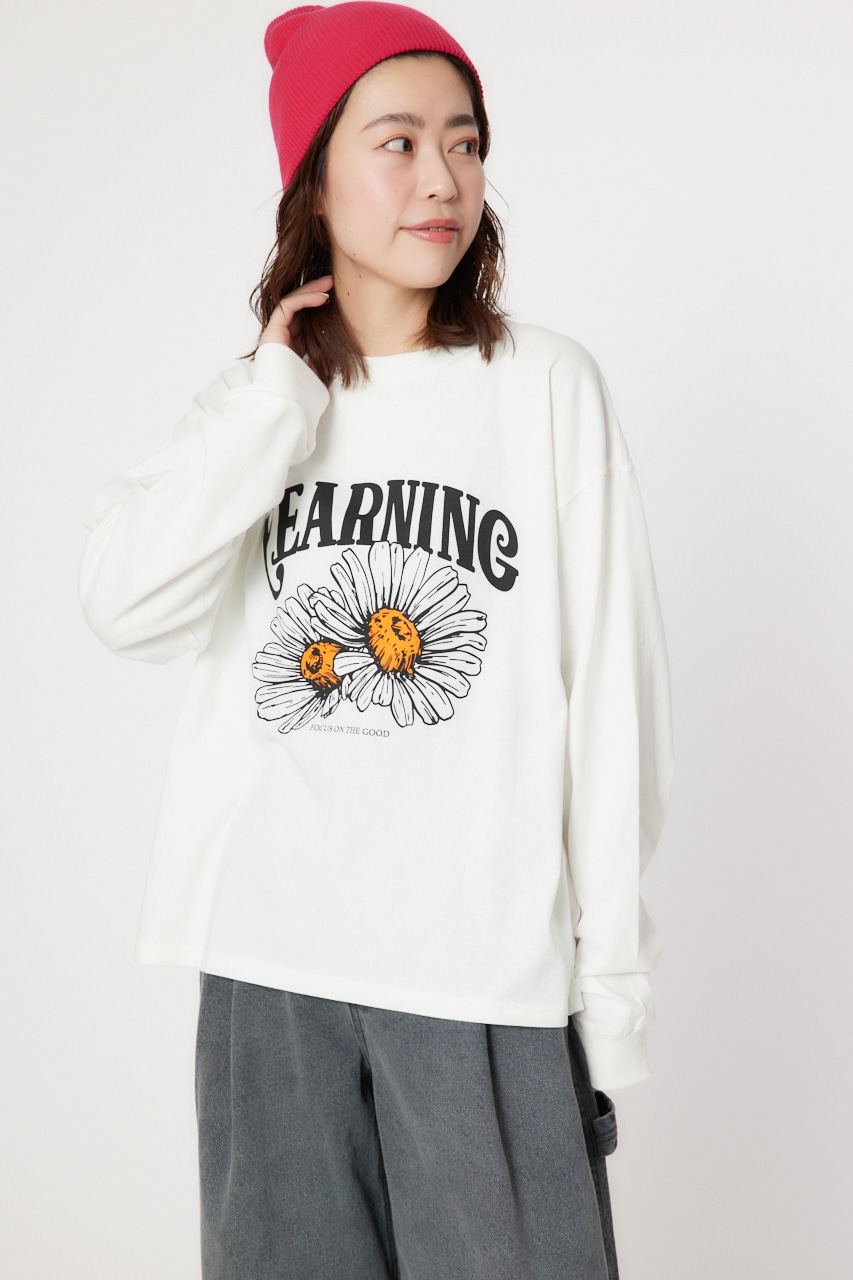 RODEO CROWNS WIDE BOWLのYEARNING FLOWER L/S Tシャツ