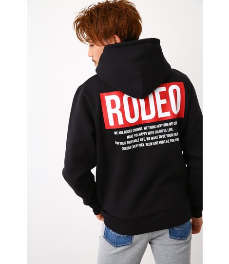 RODEO CROWNS WIDE BOWL | メンズ BIG BOX ロゴパーカー (スウェット 