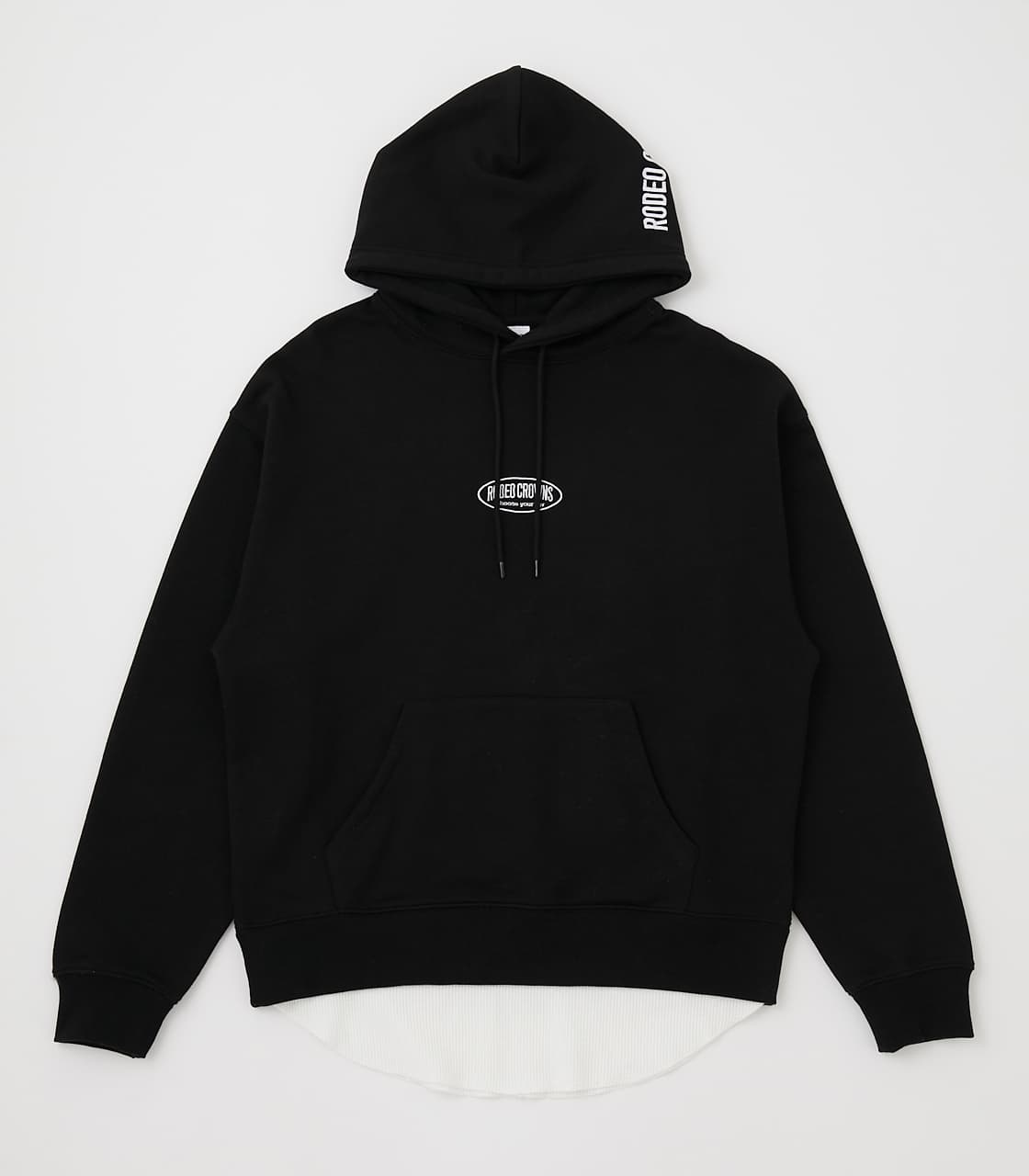 メンズフェイクレイヤードパーカー M Blk スウェット パーカー バロックジャパンリミテッド 公式通販サイト Shel Tter Web Store シェルターウェブストア