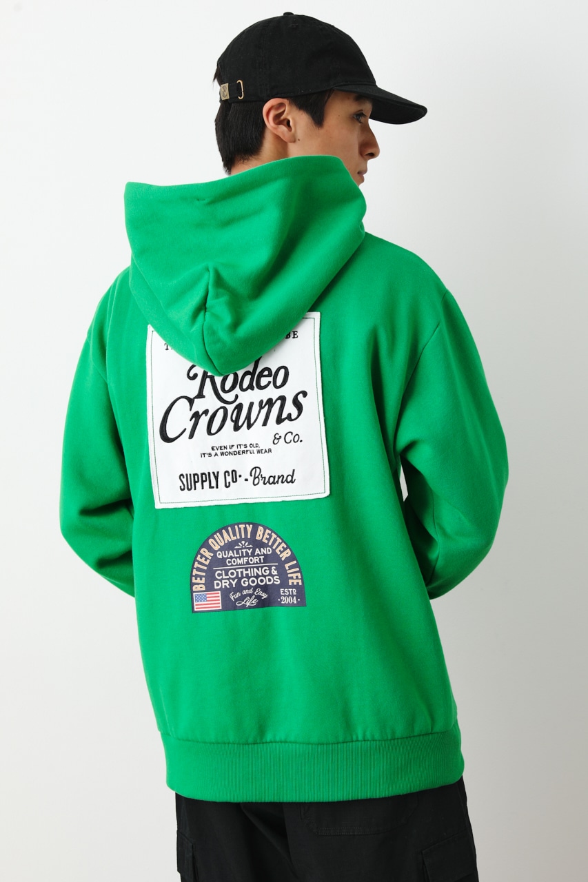 RODEO CROWNS WIDE BOWL | メンズLOGO MANY PATCHESパーカー