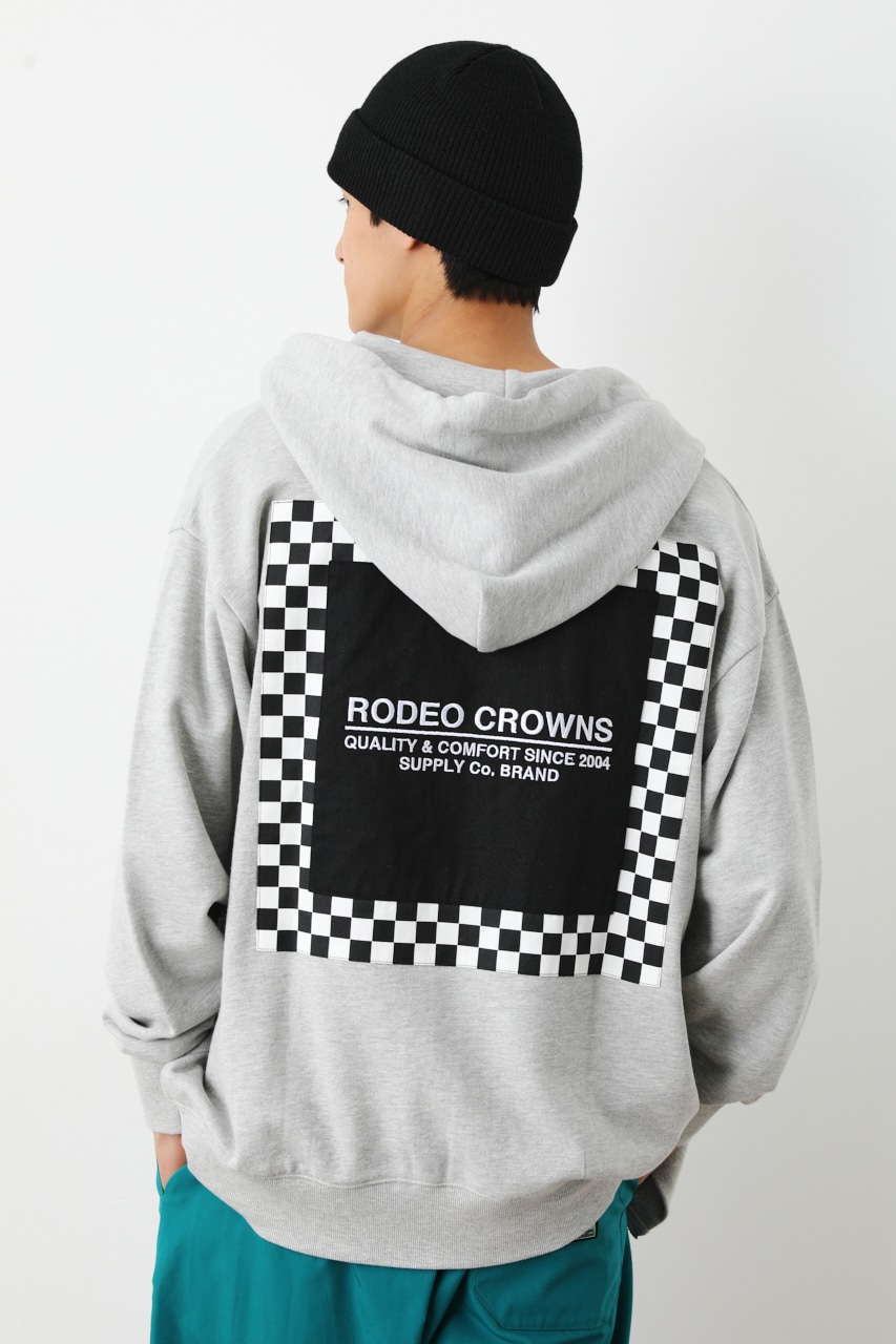 RODEO CROWNS WIDE BOWL チェッカーパッチZIPパーカー (スウェット・パーカー |SHEL'TTER WEBSTORE