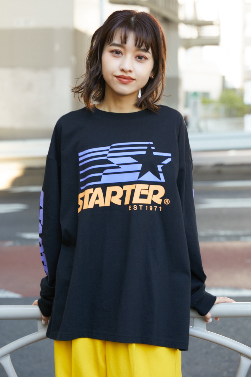 RODEO CROWNS WIDE BOWL | 【UNISEX】STARTER ロゴ L/S Tシャツ (T