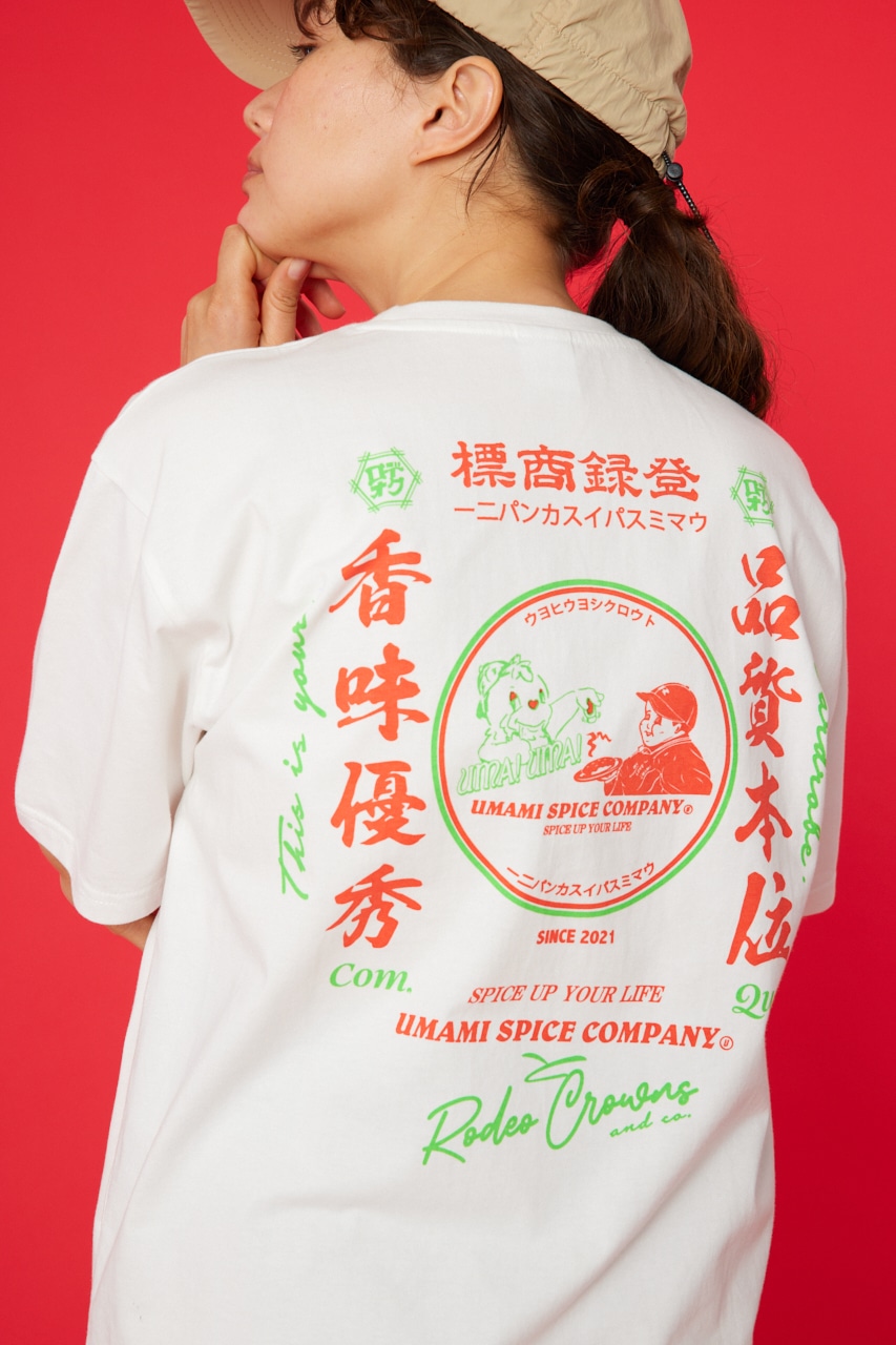 RODEO CROWNS WIDE BOWLのRC×UMAMI SPICE Tシャツ