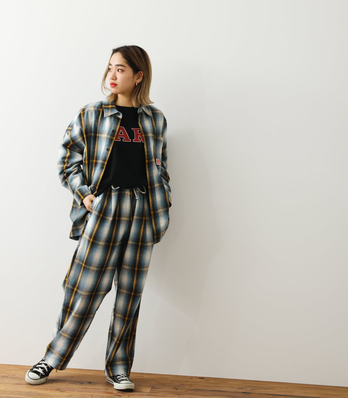 RODEO CROWNS WIDE BOWL | (WEB限定)ルーズチェックシャツ&リラックス 