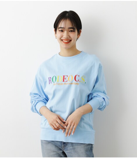 Web限定 レインボーロゴ刺繍ロングtシャツ Free Wht Tシャツ カットソー 長袖 バロックジャパンリミテッド 公式通販サイト Shel Tter Web Store シェルターウェブストア