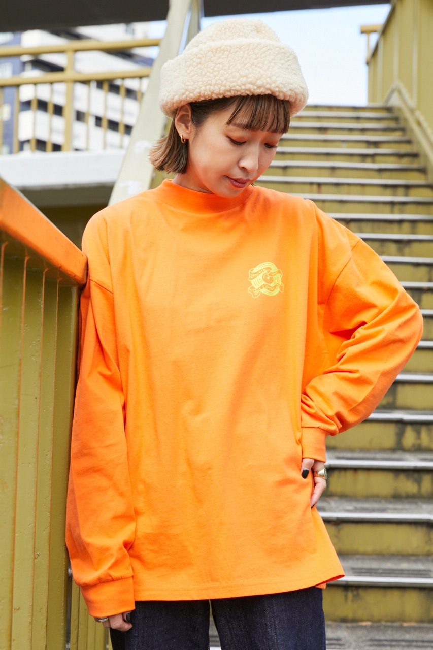 RODEO CROWNS WIDE BOWLの（WEB限定）ボトルネックL/S Tシャツ