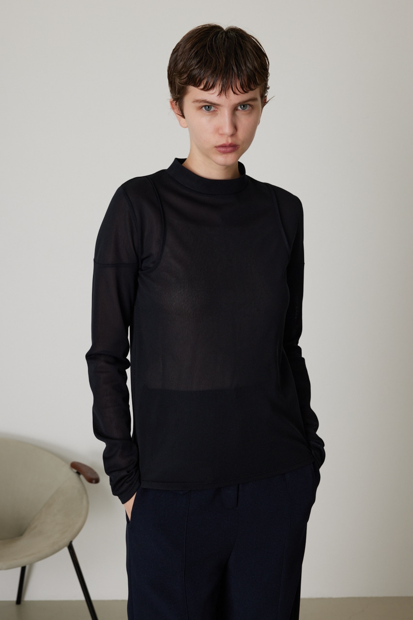 8/2- order start Tricot stretch fit tops BLK FREE