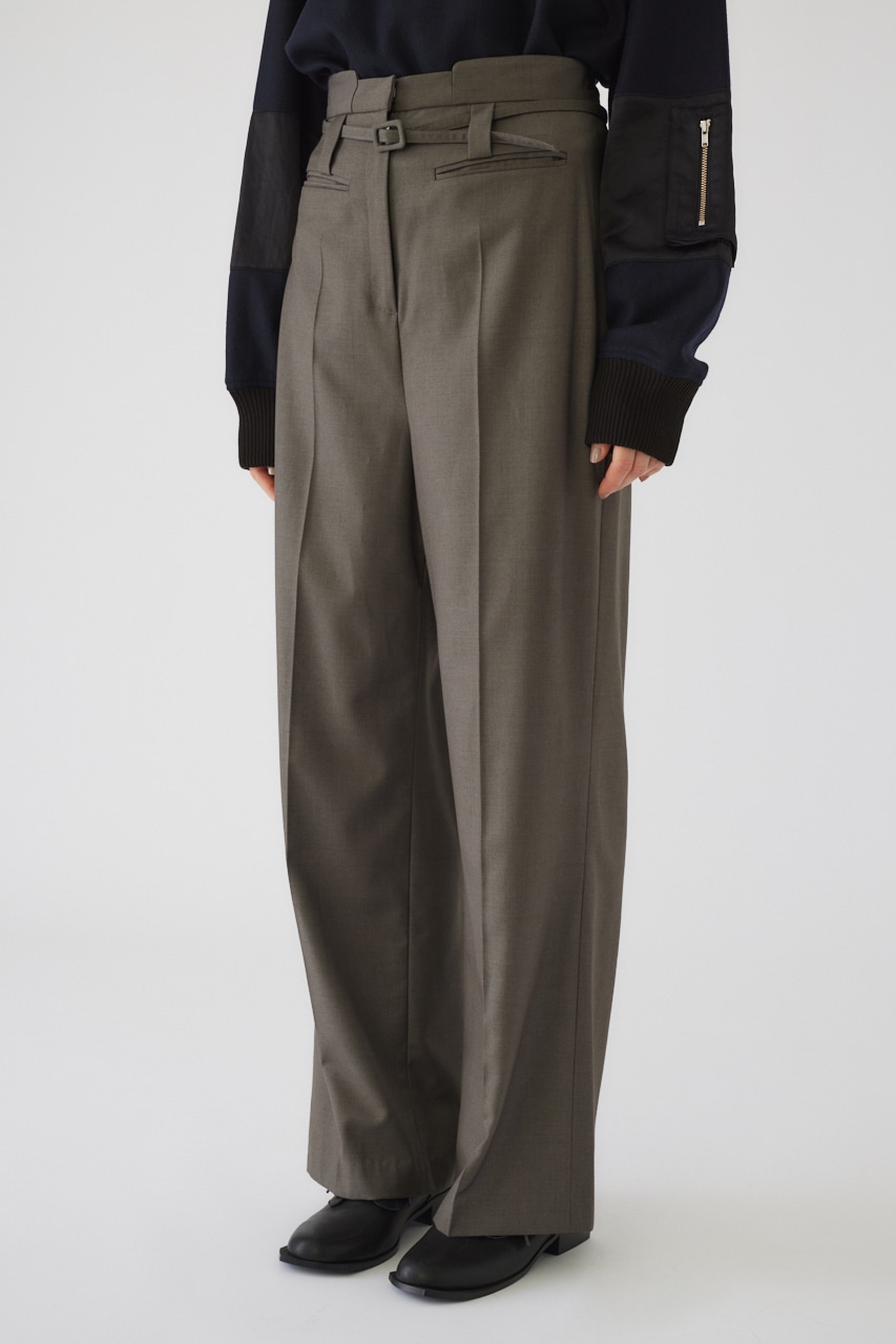 RIM.ARK | Uneven waist belt PT (PANTS ) |RIM.ARK ONLINE STORE 