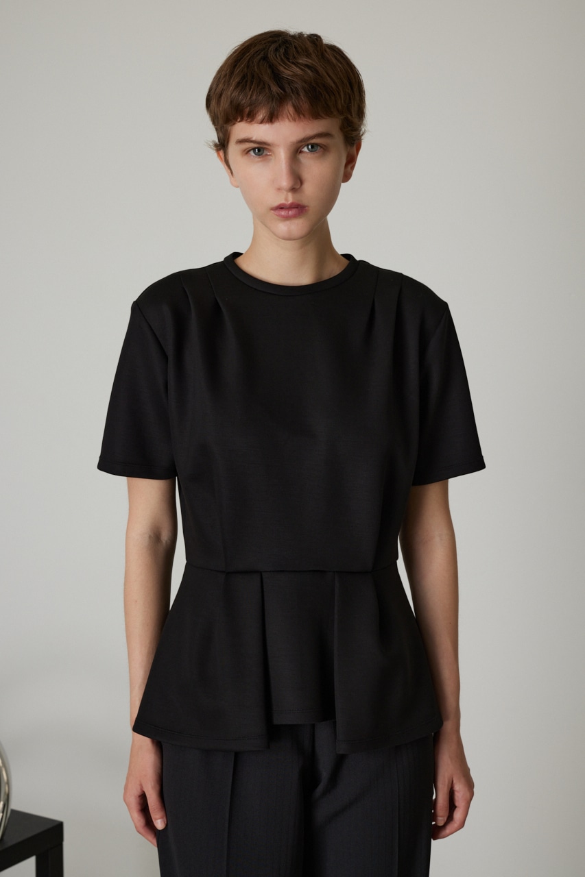 7/19- order start Peplum design cut tops BLK FREE