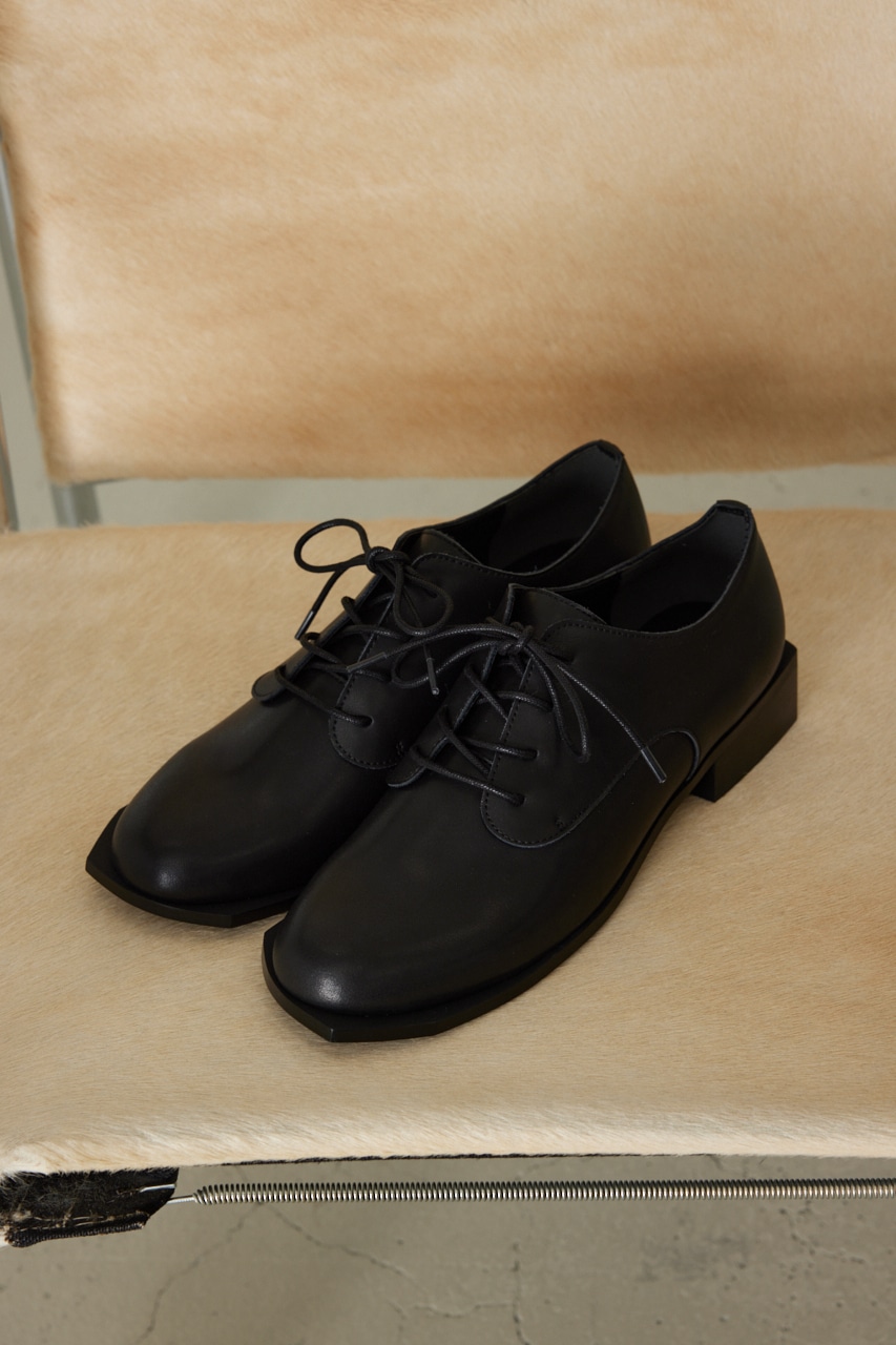 8/2- order start Lace up plump shoes BLK 36