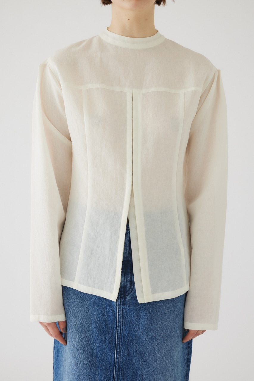 3/20- order start Front hook blouse WHT FREE