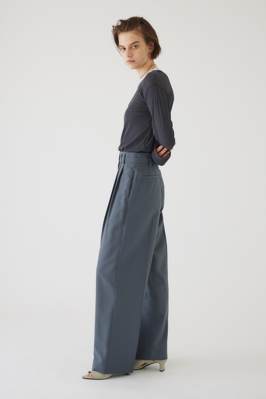 3/20- order start Double waist slacks GRY 38