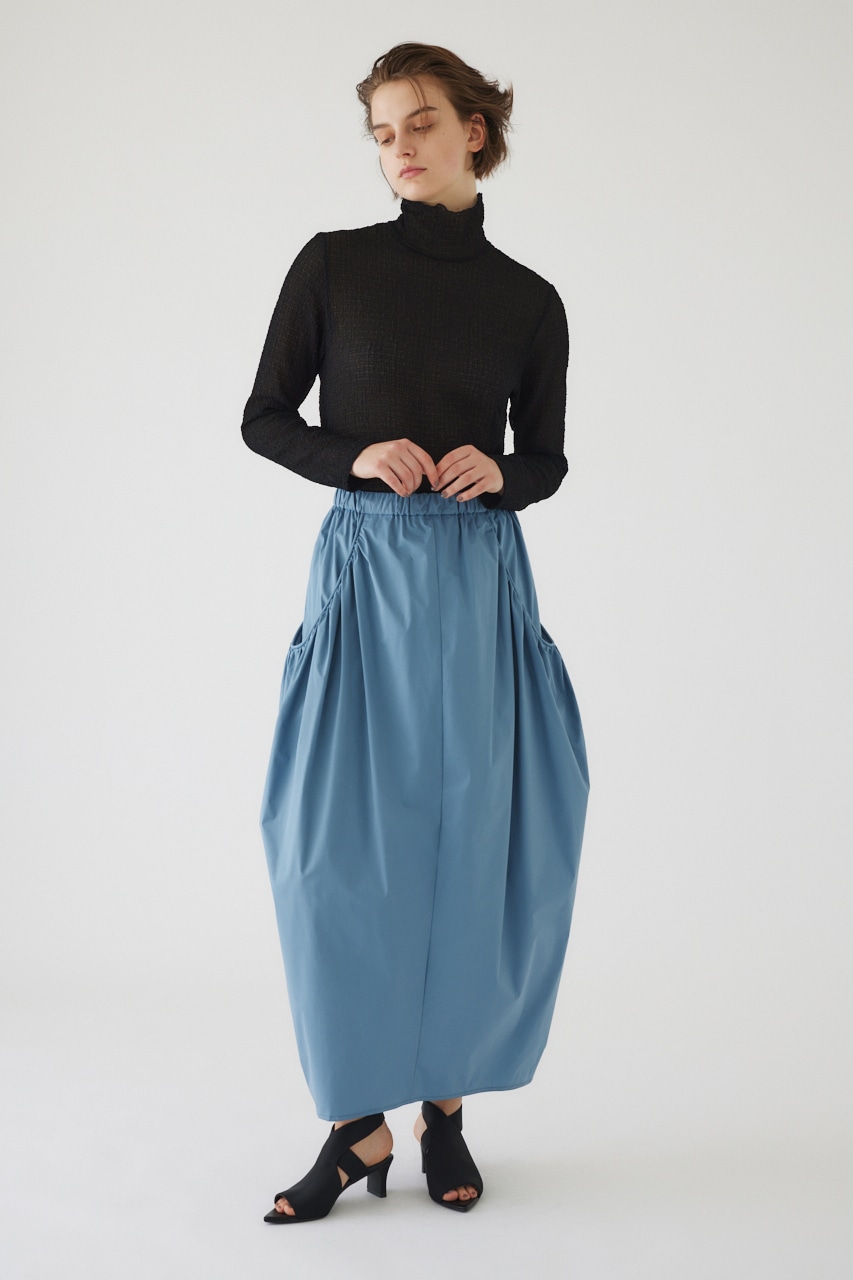 RIM.ARK | Tuck long volume SK (LONG SKIRTS ) |RIM.ARK ONLINE STORE 