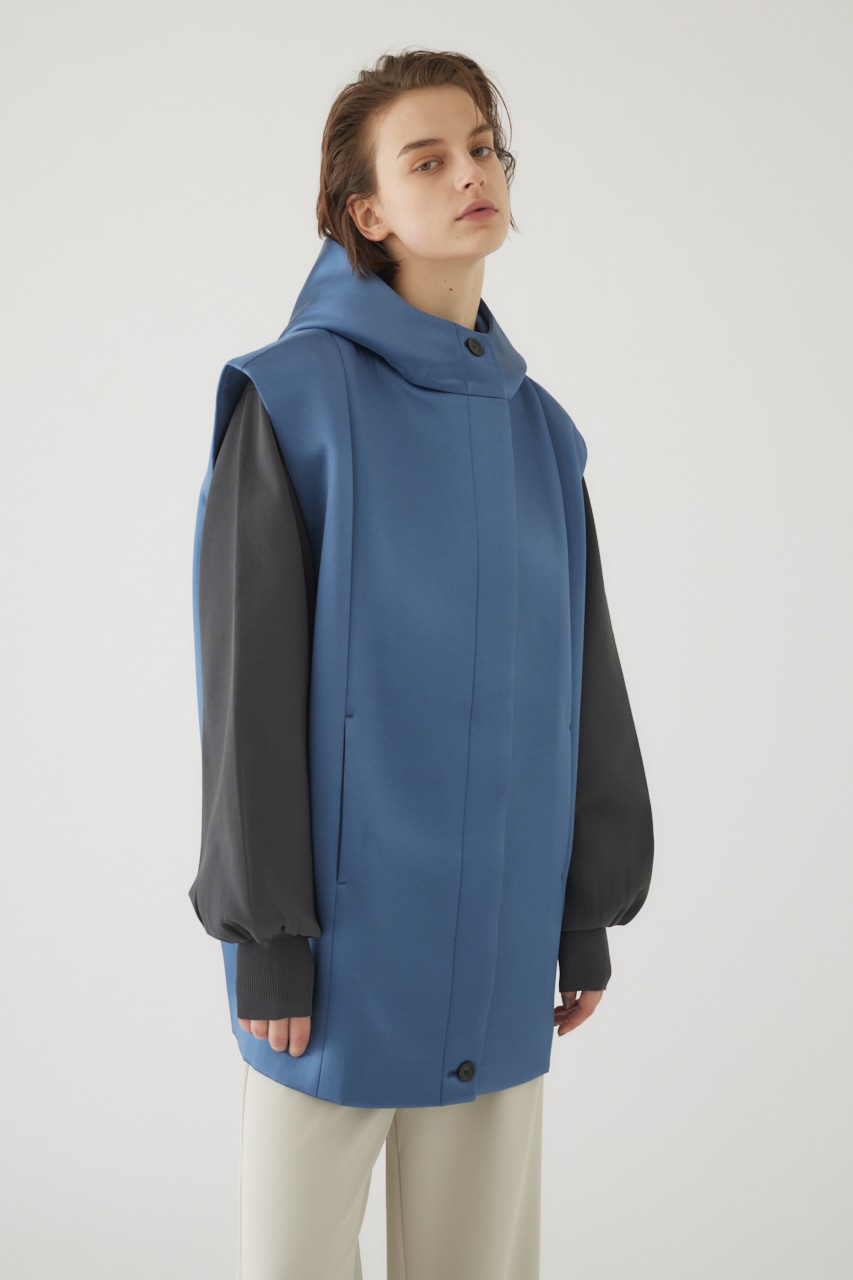 2/7- order start Bonding hoodie vest BLU FREE