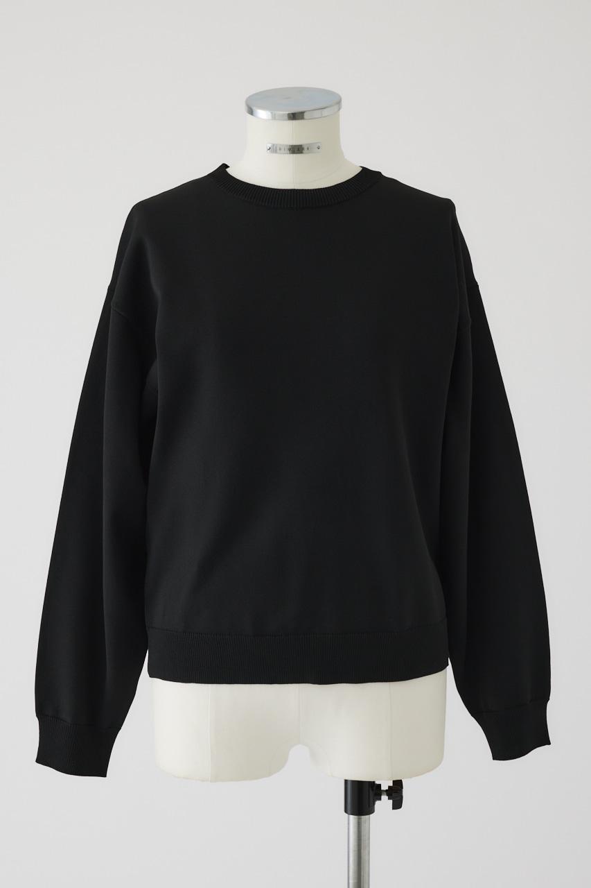 1/3- order start Basic R-neck knit PO(SMALL) BLK FREE