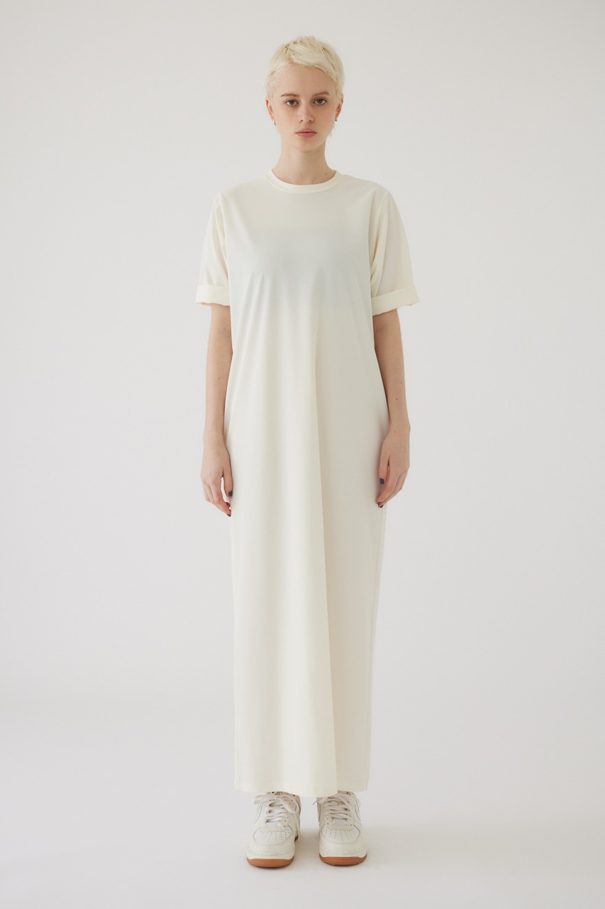 4/17- order start Cool tricot maxi dress WHT 38