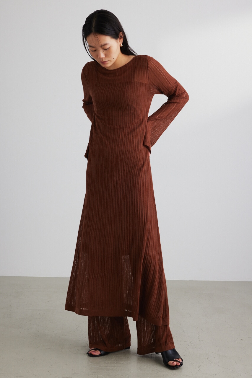 2wayクロシェフレアニットワンピース S Brn ワンピース ミニ ミディアム バロックジャパンリミテッド 公式通販サイト Shel Tter Web Store シェルターウェブストア