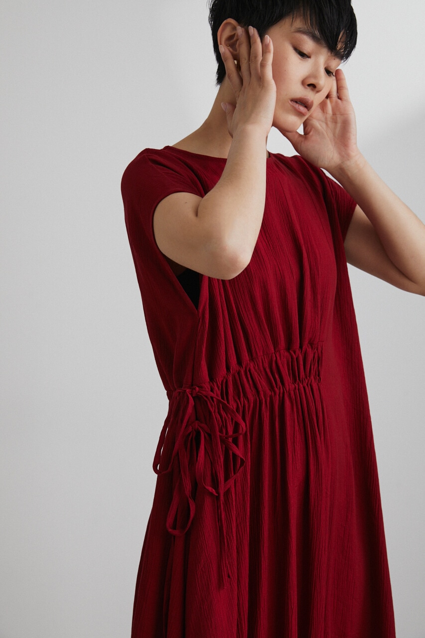 ワッシャーアシンメトリーワンピース S Red ワンピース ミニ ミディアム バロックジャパンリミテッド 公式通販サイト Shel Tter Web Store シェルターウェブストア