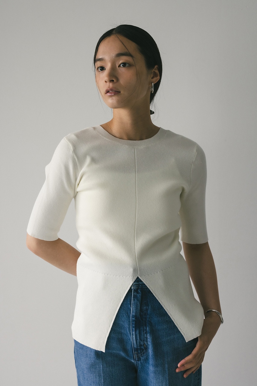 2WAYスリットニット WHT FREE