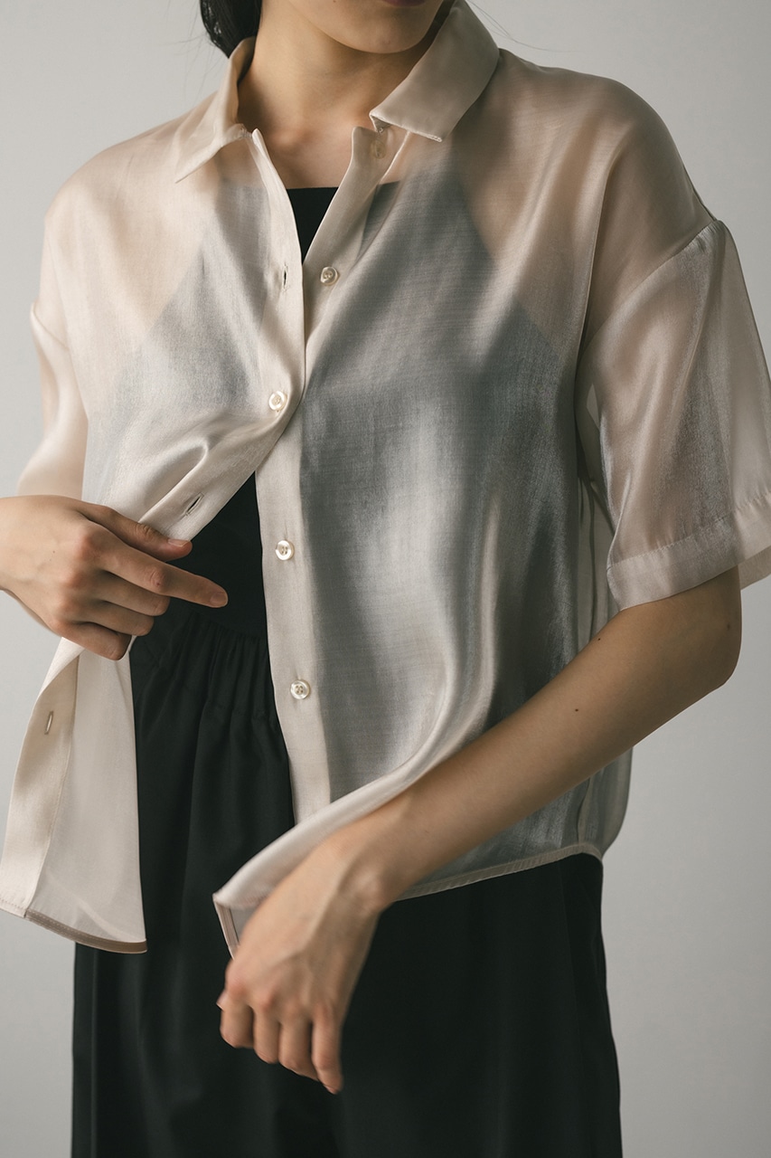メタリックシアーシャツ IVOY FREE