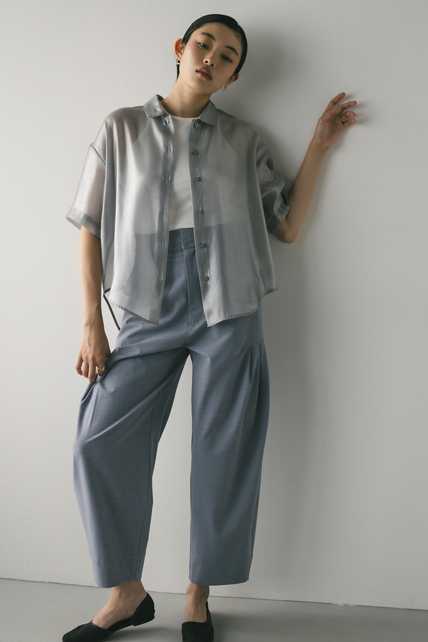 メタリックシアーシャツ SLV FREE