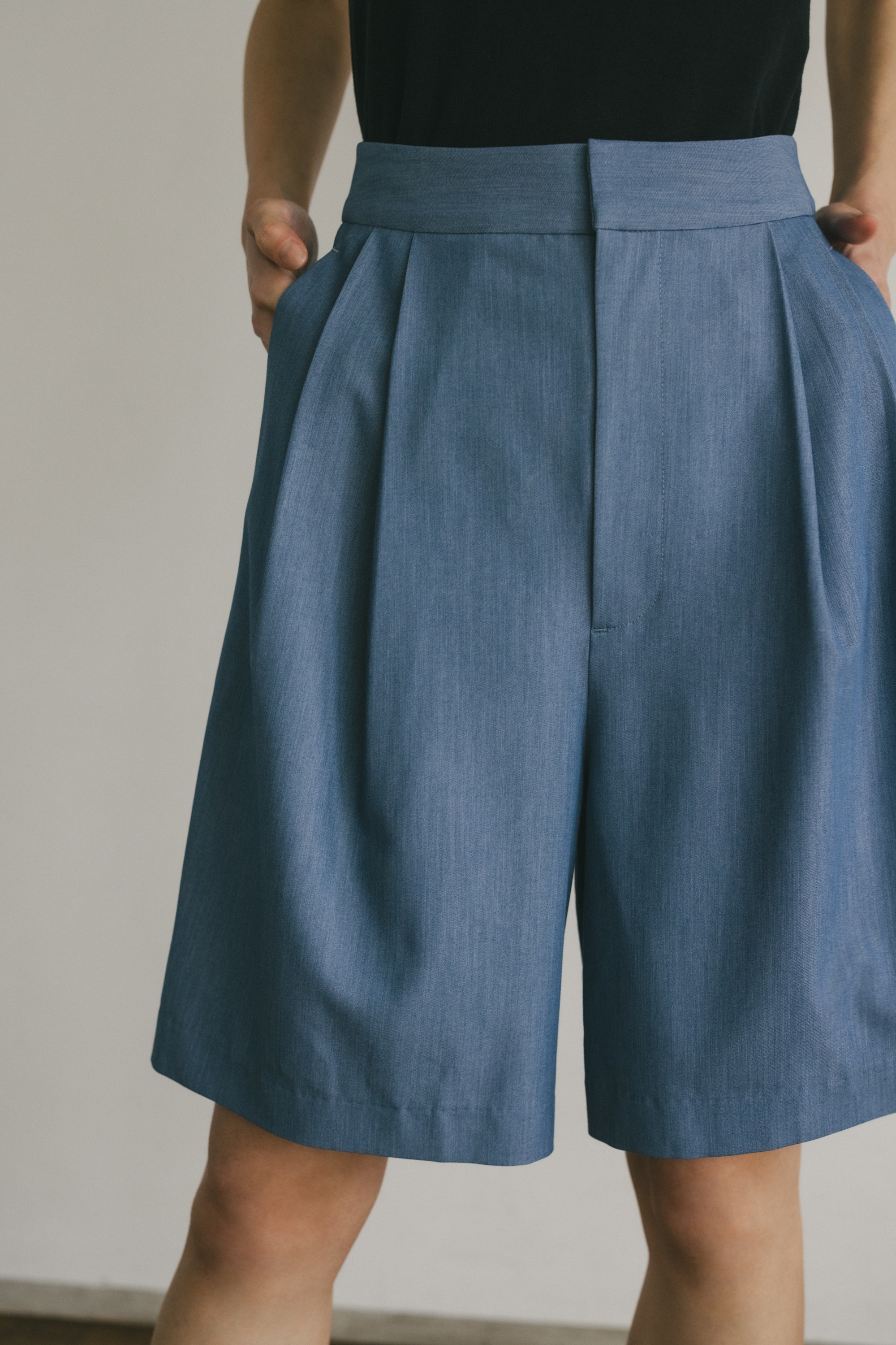 フォルムショートパンツ SAX S