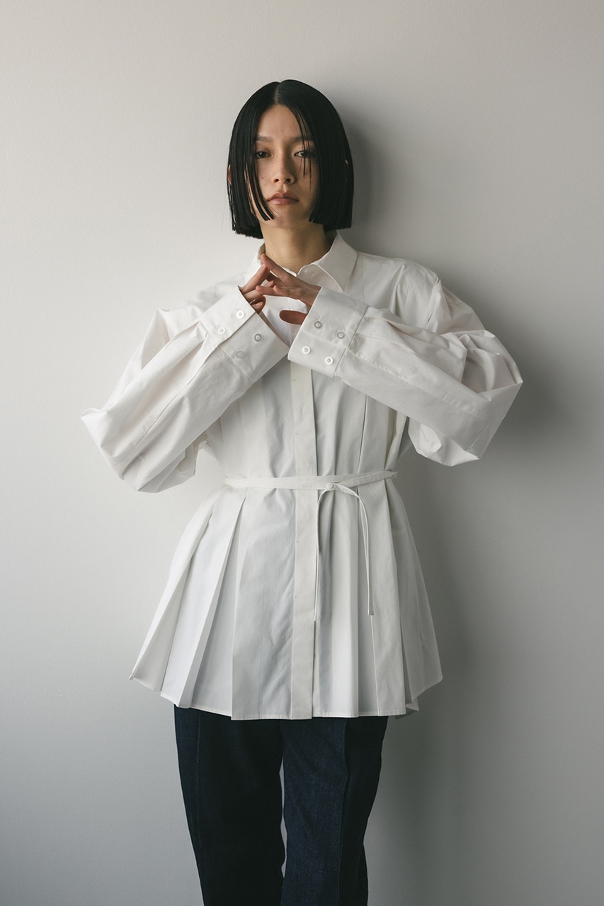 ボックスタックシャツ WHT FREE