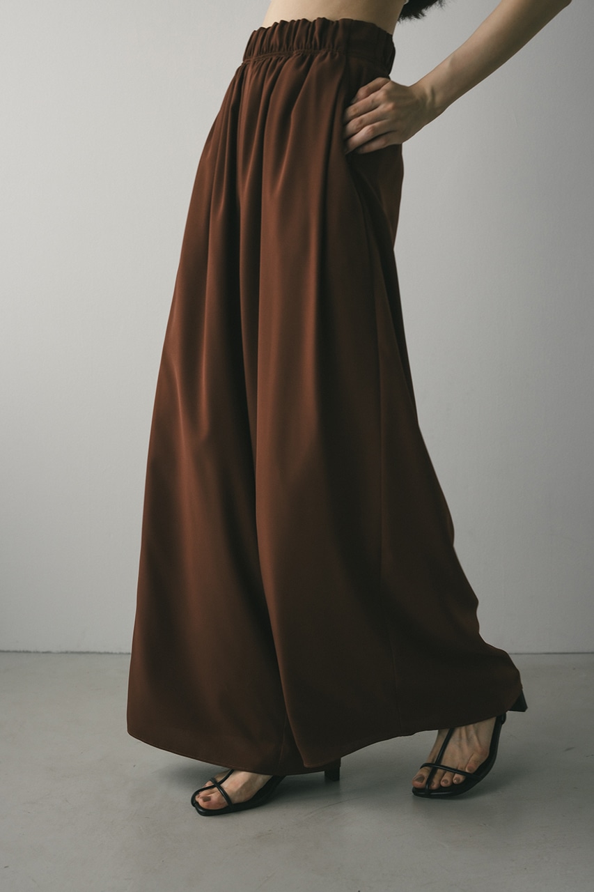 リラックスイージーパンツ BRN M