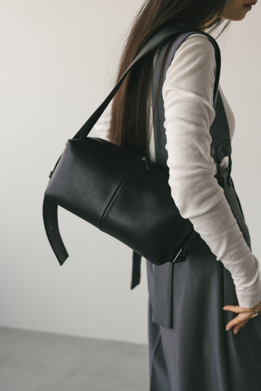 ワイドベルトスクエアバッグ BLK FREE