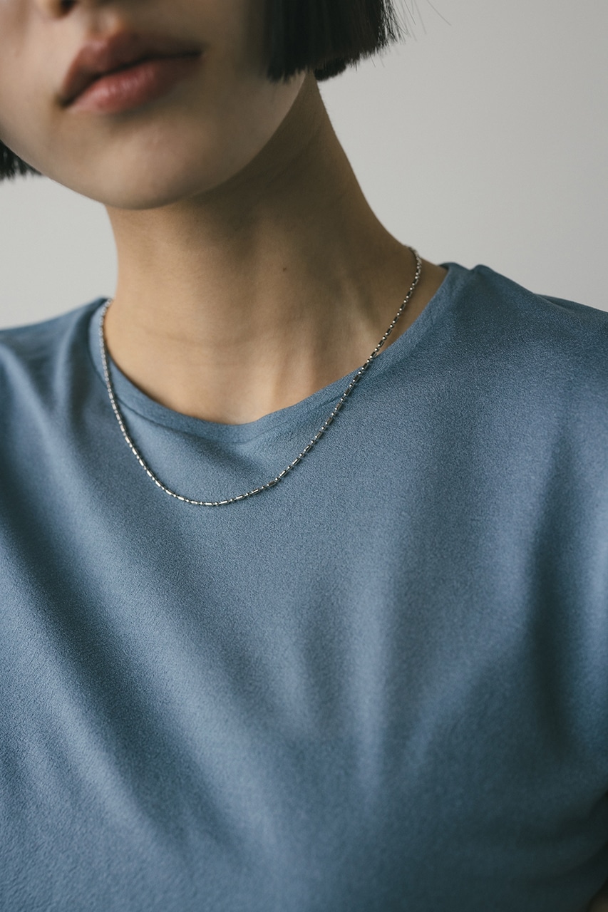 ミニマルランダムチェーンネックレス SLV FREE