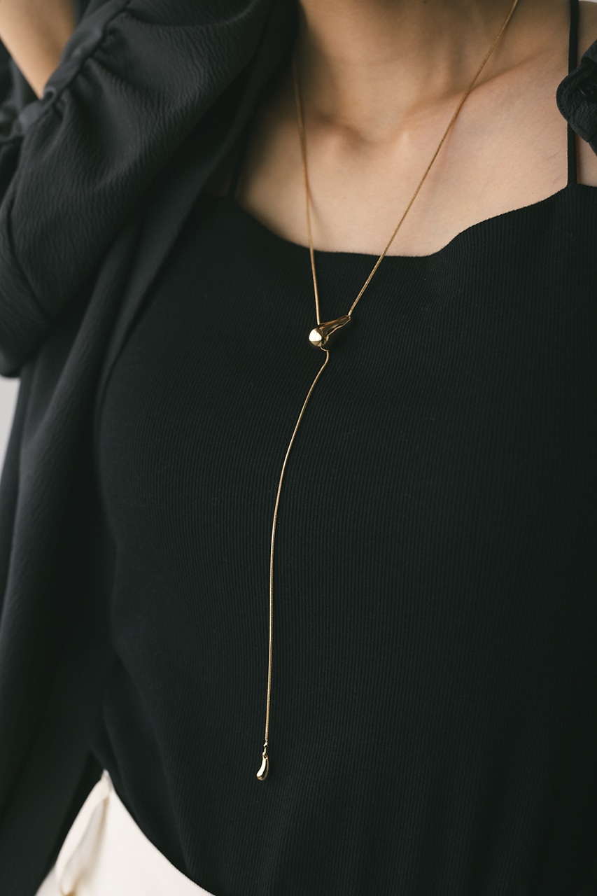 スネイクチェーンスライドネックレス GLD FREE