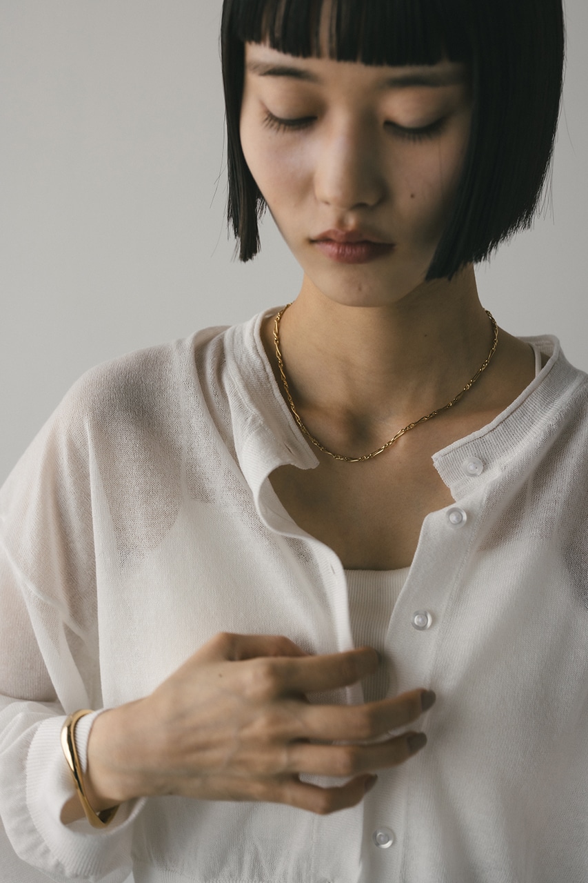 ボーンチェーンネックレス GLD FREE