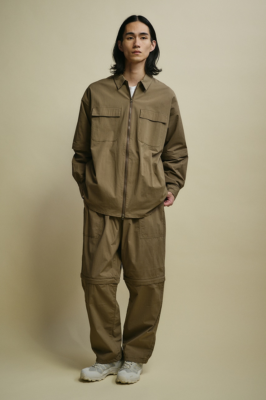 ACTIVE撥水デタッチャブルシャツ KHA M