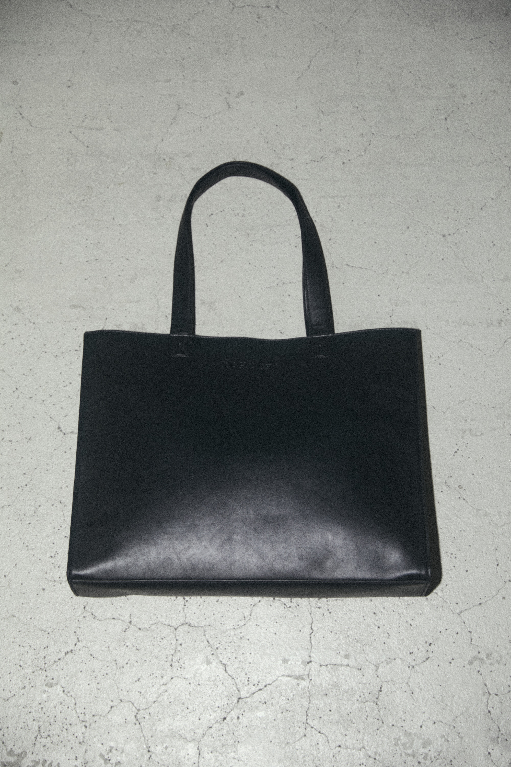 F/LEATHER HANDY BAG（BLK） BLK FREE