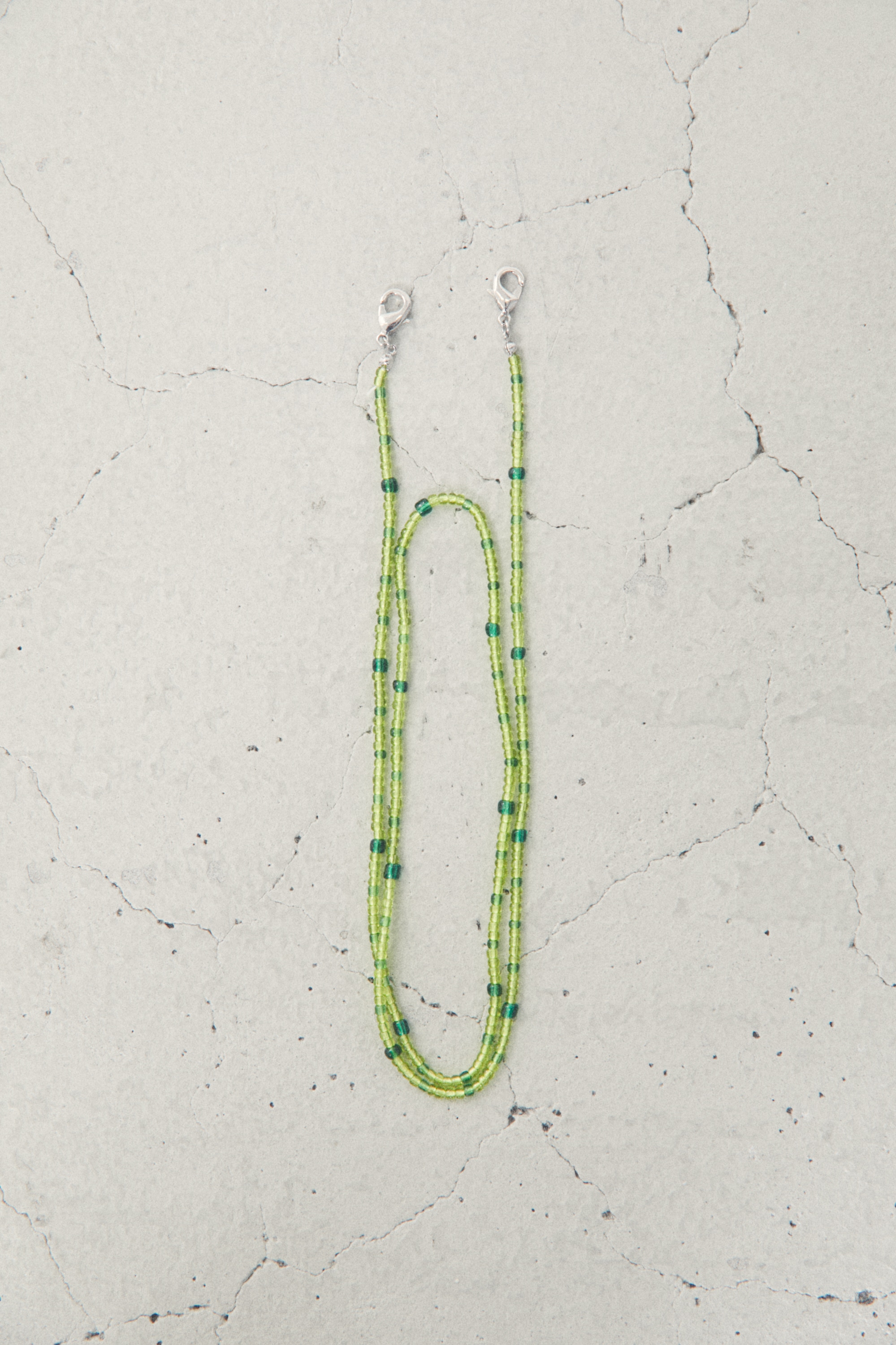2WAY BEADS MASH STRAP（GRN） GRN FREE