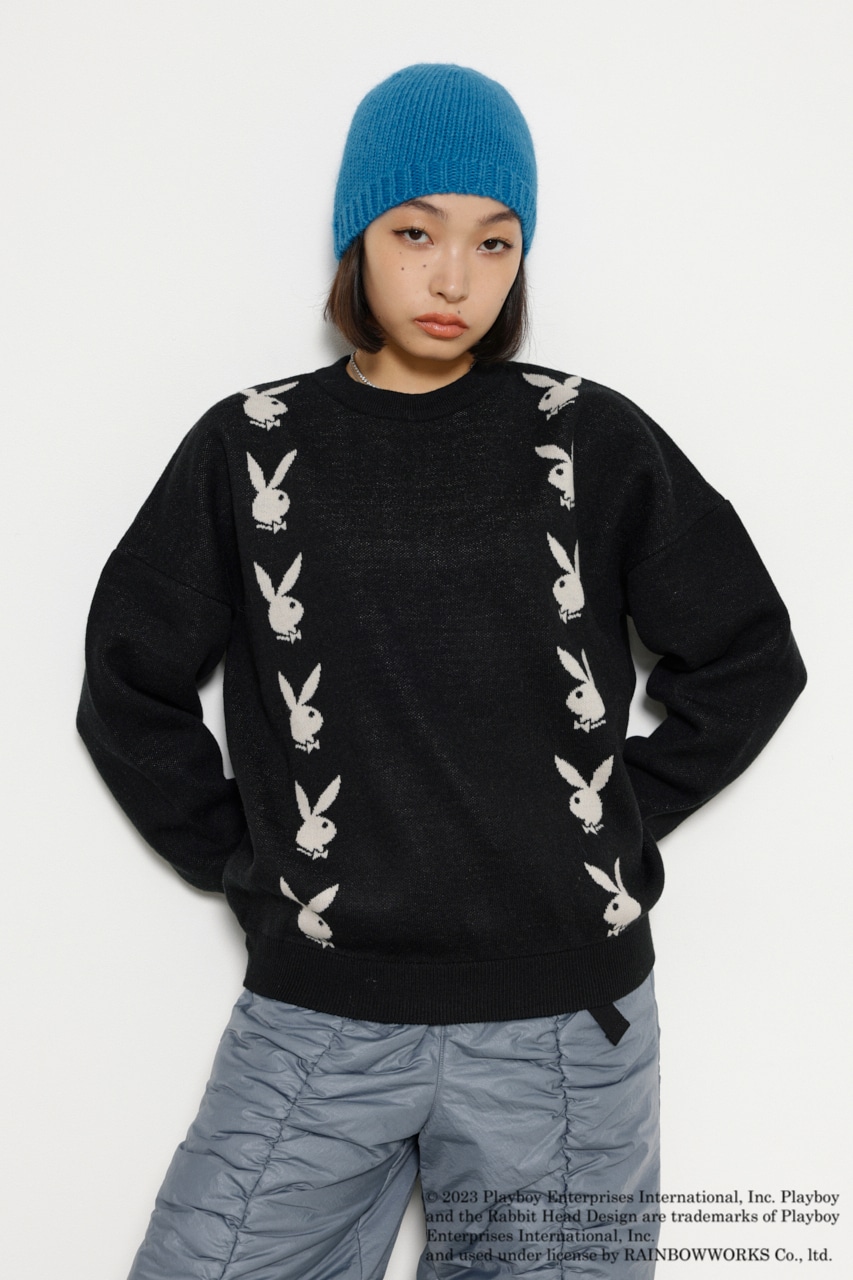 LAGUA GEM | PLAYBOY × LAGUA OVER KNIT (Tシャツ・カットソー(長袖