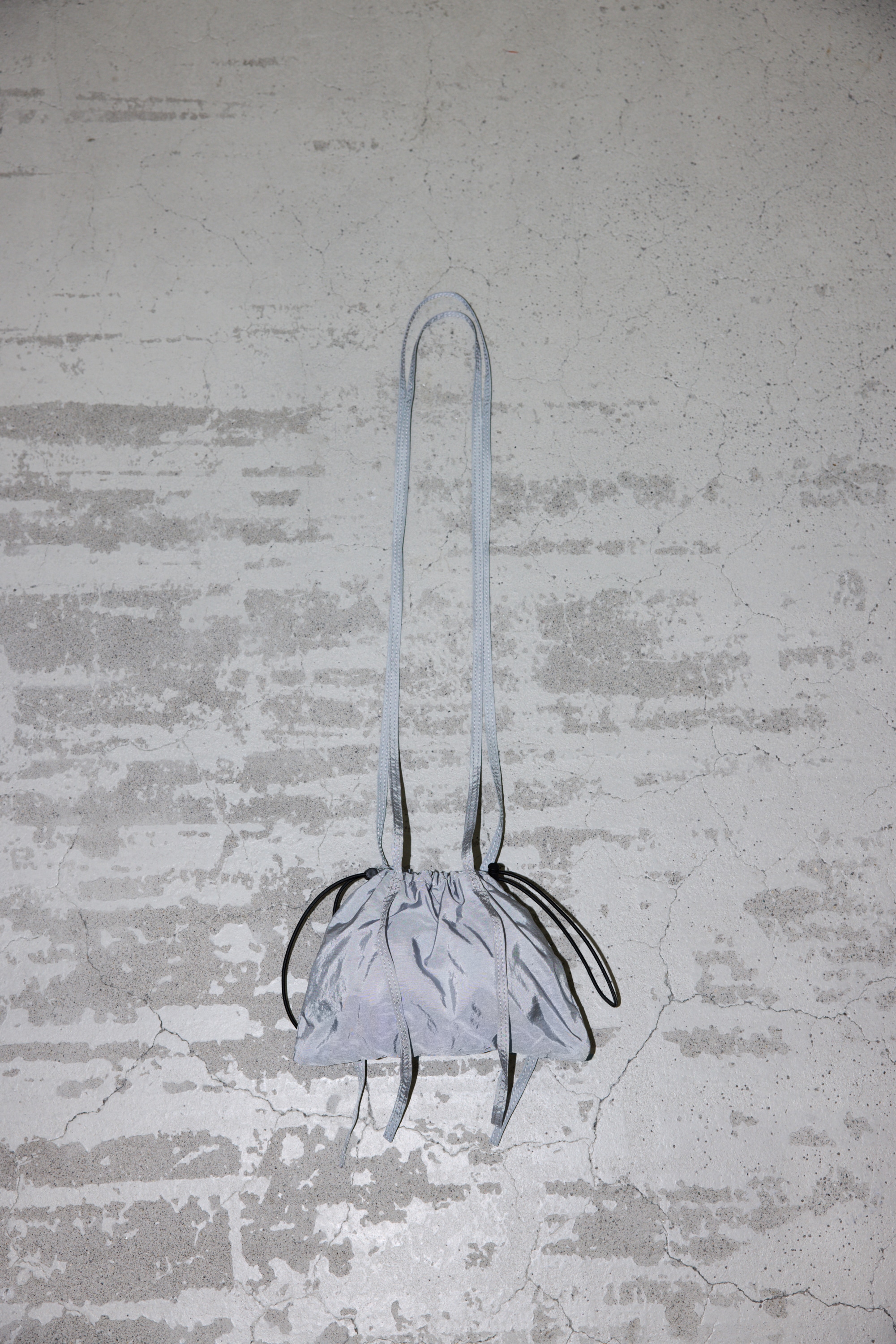 NYLON STRING PURSE（GRY） GRY FREE