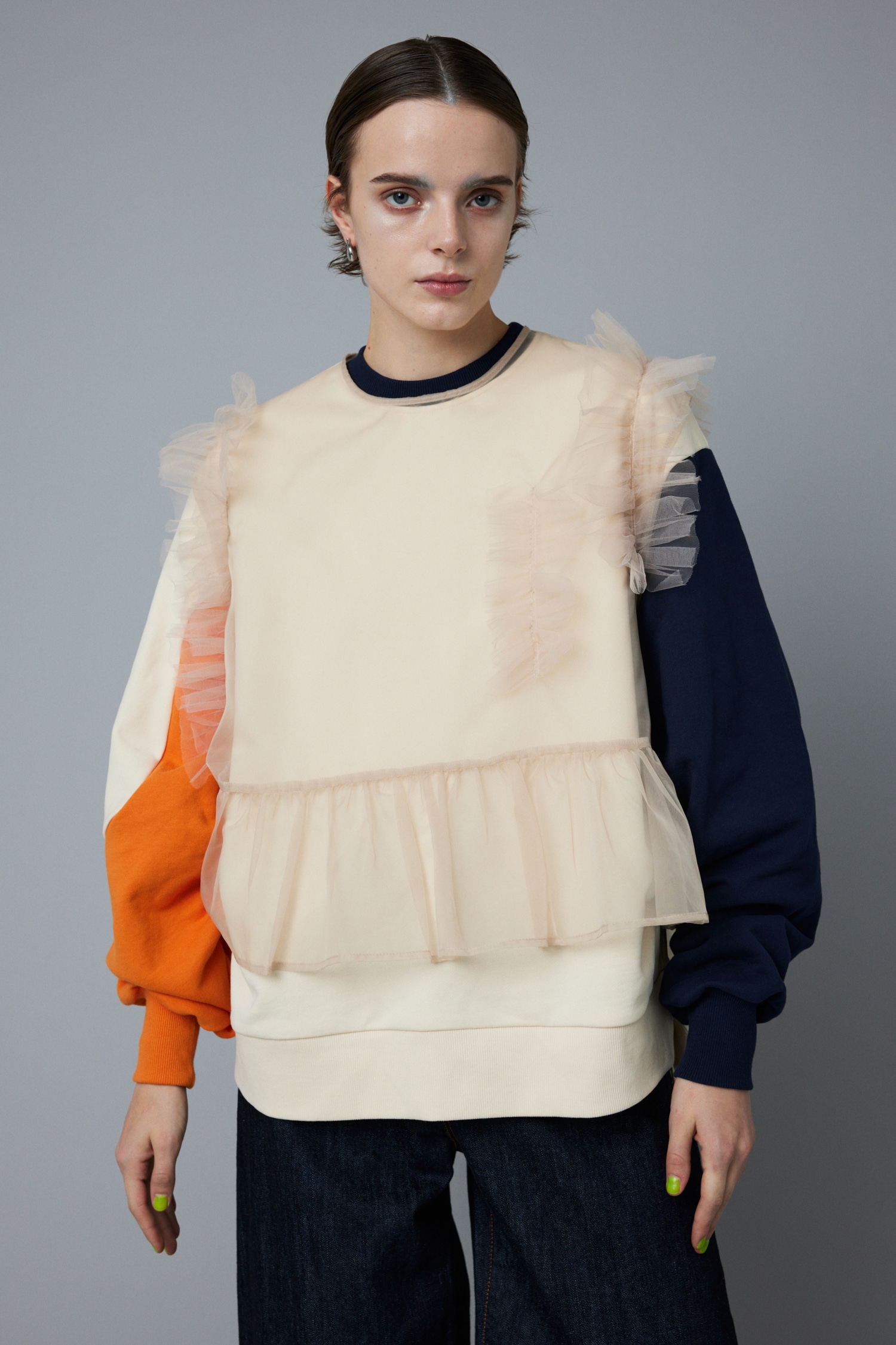 HeRIN.CYE Sheer many frill vest【新品未使用】