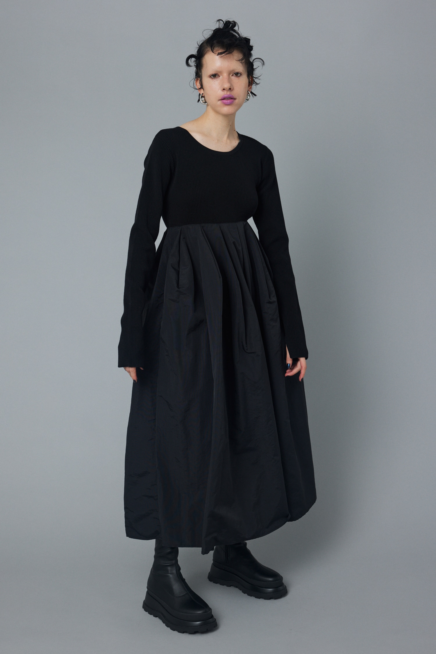 HeRIN.CYE | Mountain form dress (ワンピース(ミニ・ミディアム 
