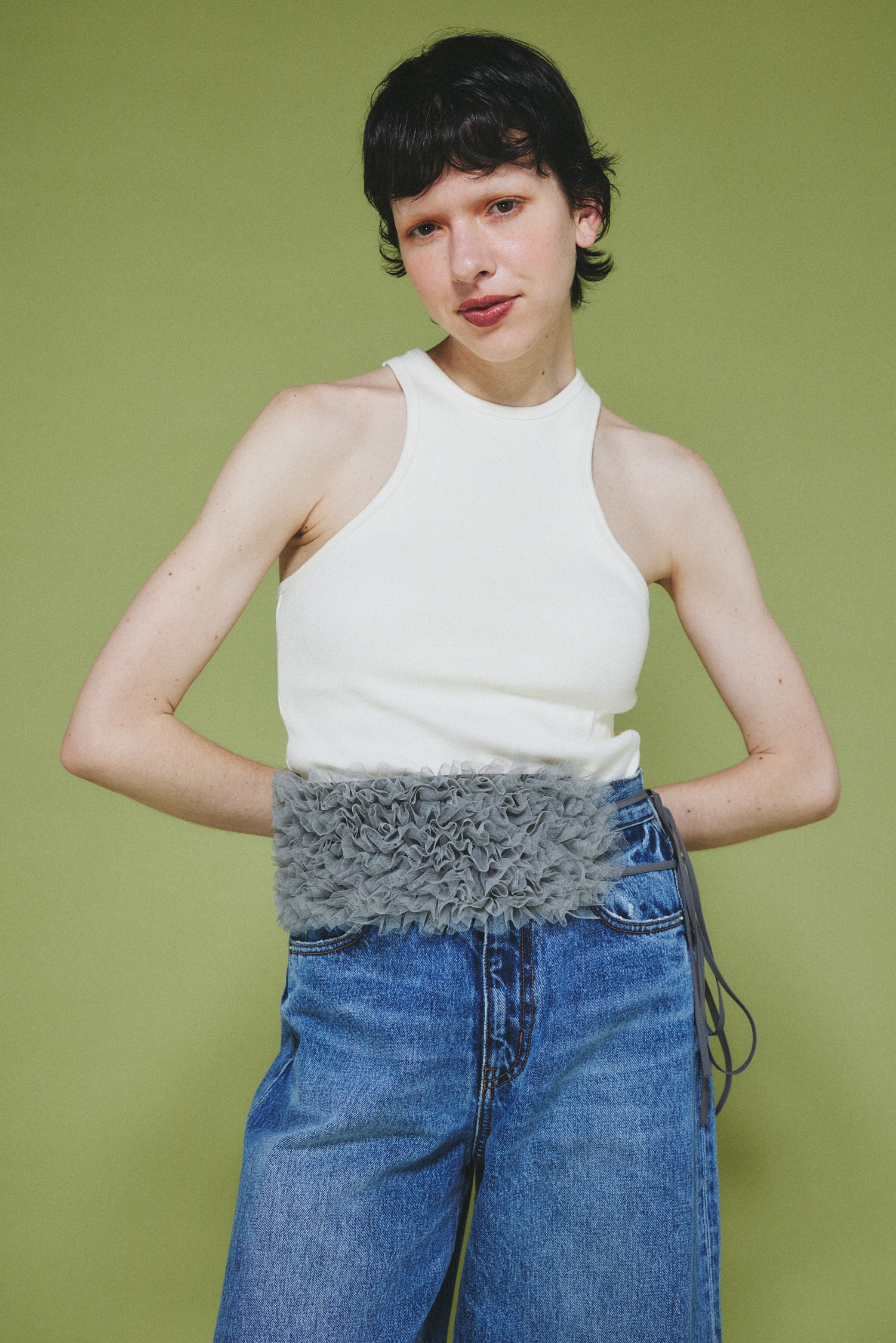 Many way belt GRY FREE