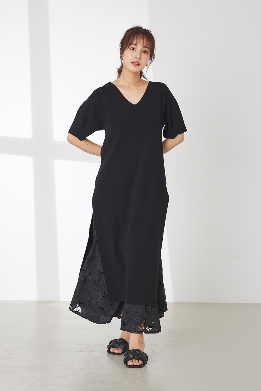 ロングスリットニットtops S Blk ニット バロックジャパンリミテッド 公式通販サイト Shel Tter Web Store シェルターウェブストア