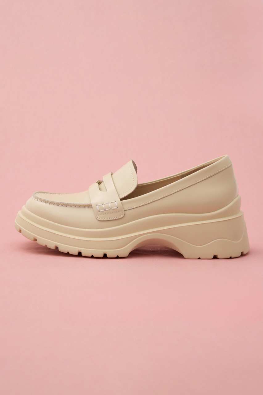 ボリュームライトローファー WHT 22.5cm