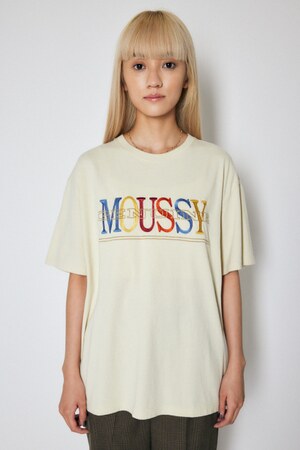 MULTICOLOR MOUSSY Tシャツ｜FREE｜O/WHT｜Tシャツ・カットソー(半袖 