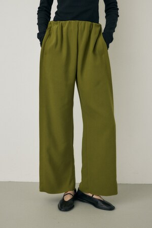 リラックスワイドパンツ　リサイクルポリエステル使用