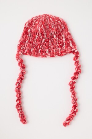 FLUFFY CROCHET HEAD キャップ