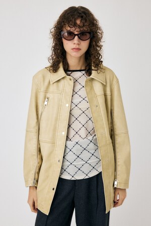 AGED F/LEATHER MIDDLE ジャケット