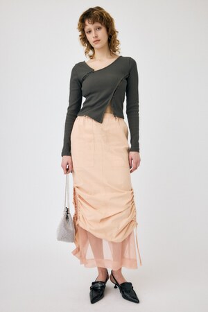 MESH LAYERED CARGO スカート