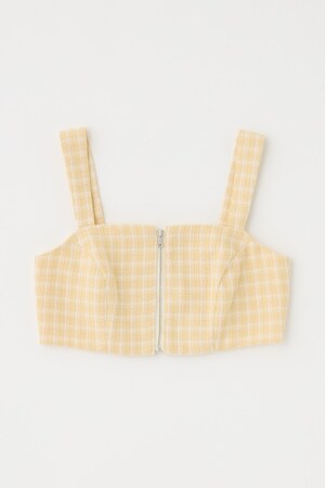 COMPACT TWEED ビスチェ